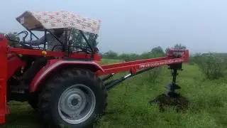 Post Hole Digger (Mahindra Novo - 605 DI Tractor Fitted) from USHA AGRO INDUSTRIES, Vidisha M.P.