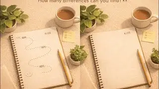 Silent Stream | Cozy Spot the Difference 🌿
