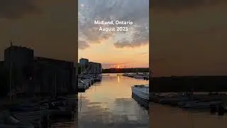 Midland, Ontario Waterfront Sunset | August 2025