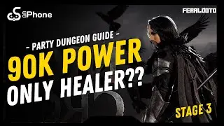 STAGE 3 Party Dungeon GUIDE (90K Power Only HEALER?!) Night Crows Indo | Topup di Ditusi #NCDITUSI