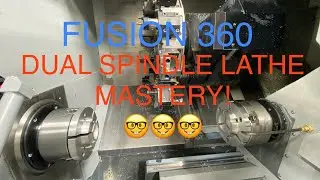 Complex lathe programming in @adskFusion #fusion360 making our LPS AlphaLoc couplers