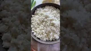 Как приготовить рис с цветной капустой #шорты