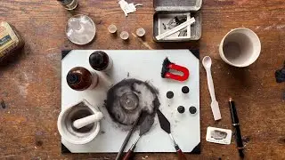 Making Watercolor Paint with Sand from Lake Michigan | Peg and Awl