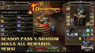Drakensang Online - Season Pass V-Shadow Souls All Rewards, News! (DSO)