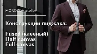 Конструкция пиджака: Fused (клееный), Half Canvas, Full Canvas