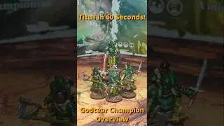 Titus in 60 Seconds! Godtear Champion Overview #godtear #miniature #boardgames #tabletopgaming