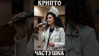Крипто‑девушка поёт частушку про биток