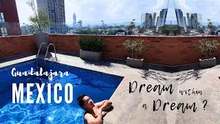 Rooftop Pool Day in Guadalajara Mexico-  a Dream Within a Dream?