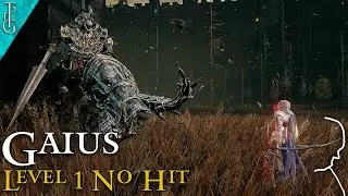 Defeating Gaius on Level 1 with Backhand Blades - No Hit, No Scadutree Blessings - Commented
