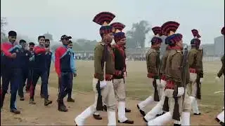 SRKG College Sitamarhi NCC cadets rehalsal and preparation for Republic Day Parade at Dumra Hawai