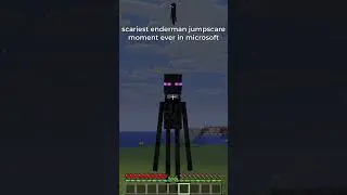 scariest enderman moment in minecraft 😨