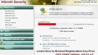 KAPERSKY LICENCE KEY 2010