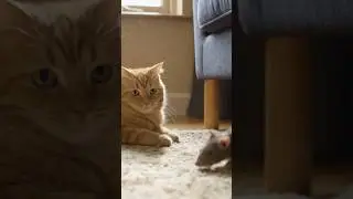 Cat chasing mouse 🐁 #trendingnow #funny #cat #catshorts #rat #mouse #chasing #funny