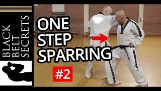 Tae KwonDo - One Step Sparring, Example 2 | How to do one step sparring - BlackBeltSecrets