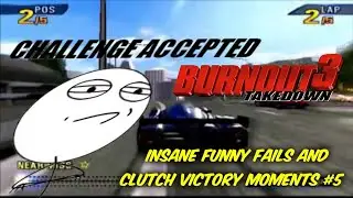 I CHALLENGE YOU TO AN ALL-OUT RACE! Burnout 3: Takedown (PS2) Compilation #5