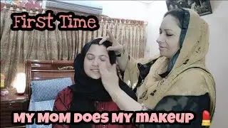 My Mom Does My MAKEUP🙈 💄 Amber Naz official ❤️