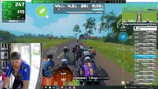 50km race - Knights of the roundabout - try to force split as knew would drop on climb - 2025 11 01