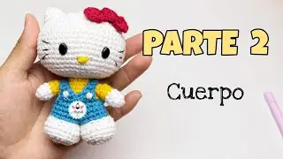 Hello Kitty амигуруми 10 см - Часть 2 | Вязаные крючком ангелы от Mariangeles Gala (БАЗОВЫЙ УРОВЕНЬ)