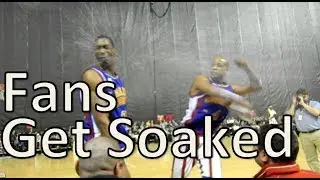 Harlem Globetrotters Water Bucket Trick and Confetti