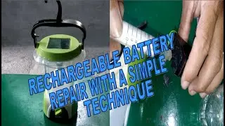 HOW TO FIX RECHARGEABLE SOLAR POWER EMERGENCY  LANTERN