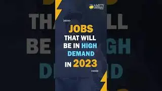 Top In-Demand Jobs of 2023 | High-Demanding Job Roles in 2023 | Amity University Online #shorts