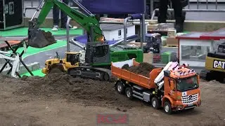 Modelltech Sinsheim 2016 - part 4 - RC TRUCKS and CONSTRUCTION MACHINES