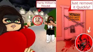 We robbed Paris Hilton's house... and found THIS! (Scary Roblox Story)