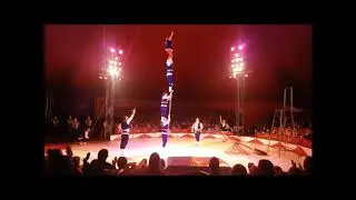 Springboard Teterboard Troupe Circus Act Variety performance Entertainment Acrobatics