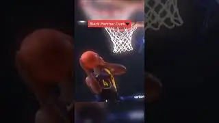 BLACK PANTHER DUNK!!! #shorts #trending #basketball