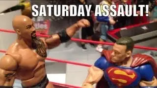 GTS WRESTLING: Fail Whale Challenge WWE parody action figure matches toy animation video