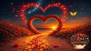 10 Hours of Romantic Love ❤️ Valentine&rsquo;s Day 2026 Roses Wallpaper | ( fond d'&eacute;cran Saint Valentin)