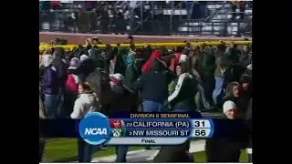 Northwest Missouri State vs California 2009 Division II National Semi Final