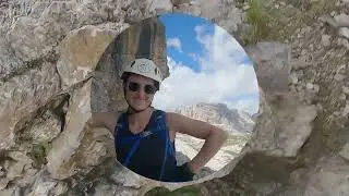 Via ferrata delle scalette alla  torre TOBLIN gruppo tre cime di Lavaredo