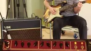 Vox AC30HW (handwired 2003 UK model) demo w/ Rittenhouse Strat and Rice Custom Guitars Tele