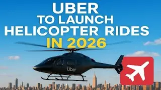 🚁 Uber to Launch Helicopter Rides in 2026 | Future of Air Travel ✈️