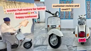modify Chetak scooter 😇 deliver￼🇨🇦customer review & price😍