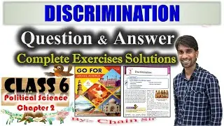 Class 6 Political Science Chapter 2 Discrimination Question Answer | Go for Social Science Class 6