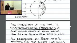 ASTR1P01 CLIP 3: The Earth's Rotation and its Motion about the Sun