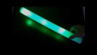 Однотонная светодиодная палочка из пеноматериала