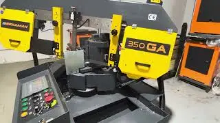 14&rdquo; Automatic swiveling head horizontal bandsaw BMSO 350 GA by BEKAMAK