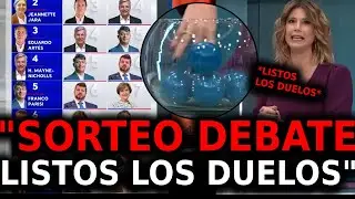 SORTEO: SE ARMARON LOS DUELOS DEL 1&deg; DEBATE