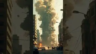 Earthquake Destroys Skyscraper! AI Simulation