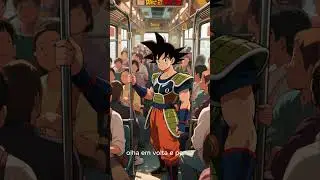 🚌 Goku no &ocirc;nibus lotado: at&eacute; ele sofre no dia a dia!