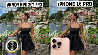 Тест камеры Ulefone Armor Mini 20T Pro против iPhone 16 Pro