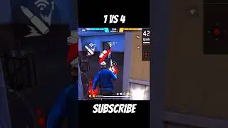 Impossible 1 vs 4 😱Clutch With Mp5#shorts #freefire #kkgamerveer