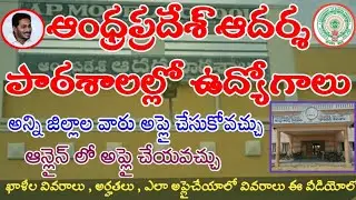 AP ఆదర్శ పాఠశాలలో కాంట్రాక్టు ఉద్యోగాలు |AP Model School jobs notification | PGT,  TGT jobs|AndhraTV