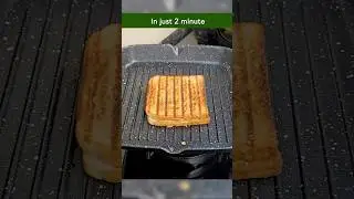 Quick & Healthy Veg Toast Sandwich in 5 Minutes (No Cheese!) | Super Tasty & Easy Recipe #Shorts