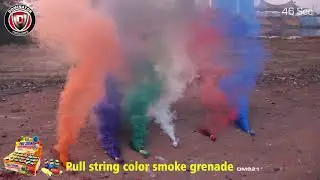 1.4G FIREWORKS: PULL STRING COLOR SMOKE GRENADES DM921
