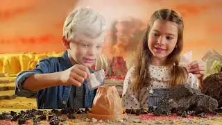 Volcano Lava от Crazy Dino! Настоящее извержение вулкана у тебя дома!