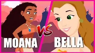 Moana vs Bella - Batalla de Rap de Princesas (Animacion)